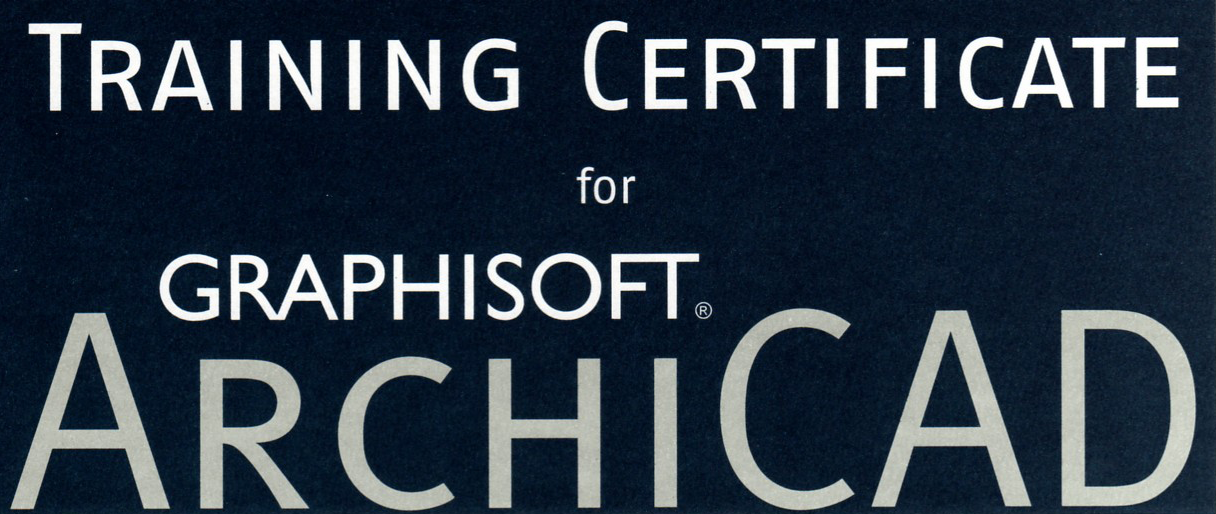 Certyfikat ArchiCAD